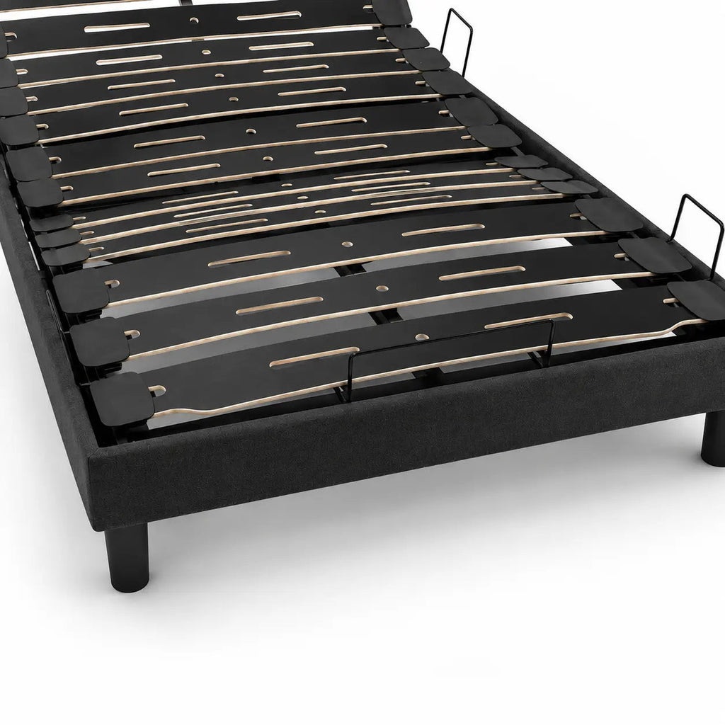 Lit électrique mono finition tissu HT15cm Mon Lit Douillet
