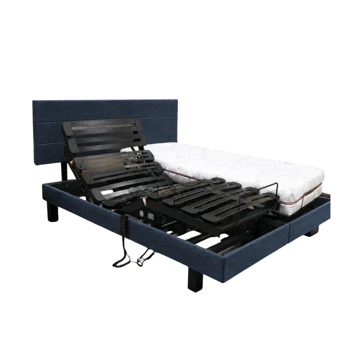 Lit électrique BETA caisse tissu HT12 cm