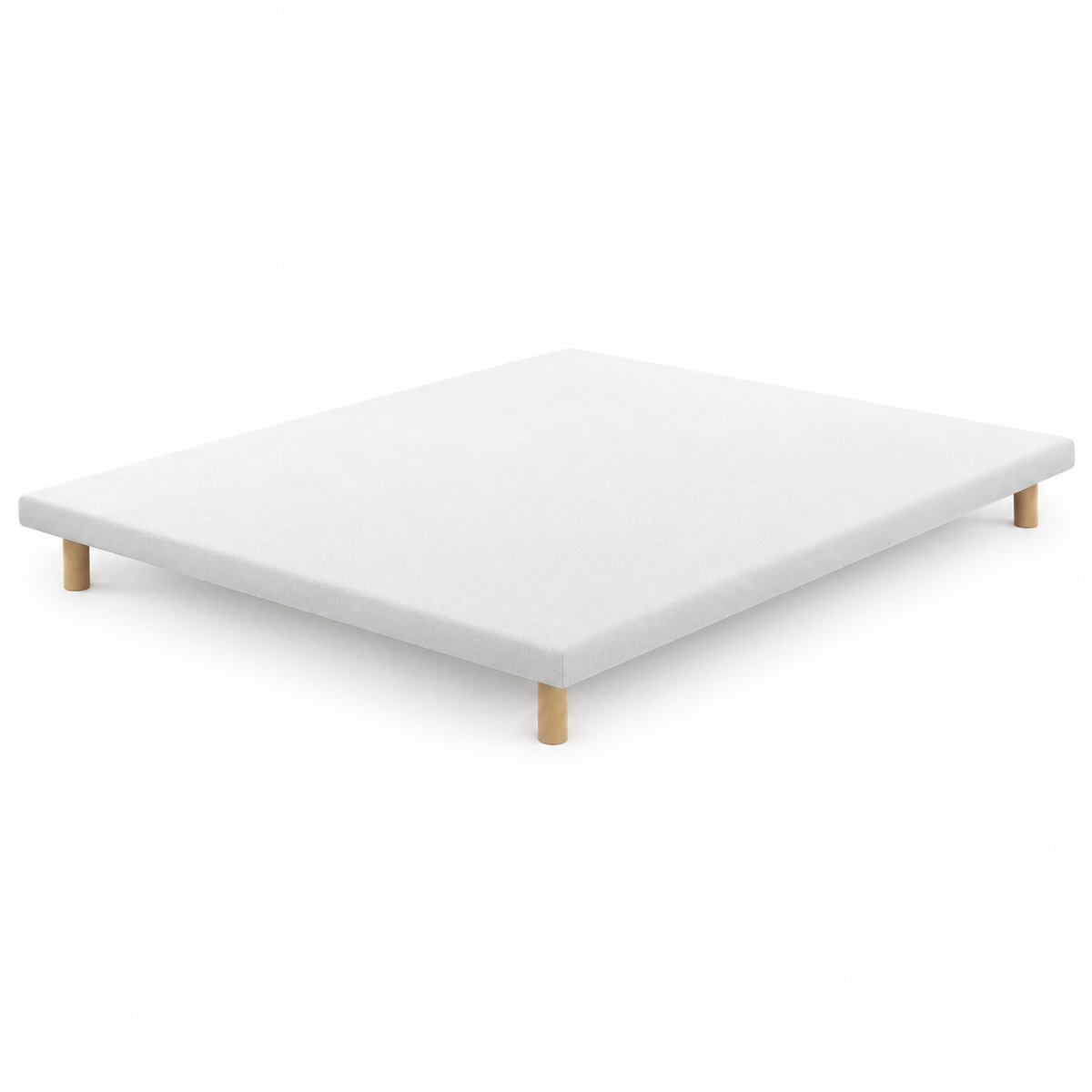 Sommier tapissier Blanc 8 – Hauteur 8 cm