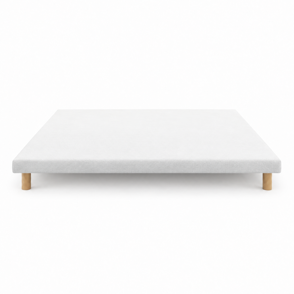 Sommier tapissier Blanc 8 – Hauteur 8 cm