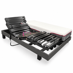 Lit électrique BETA caisse tissu HT12 cm